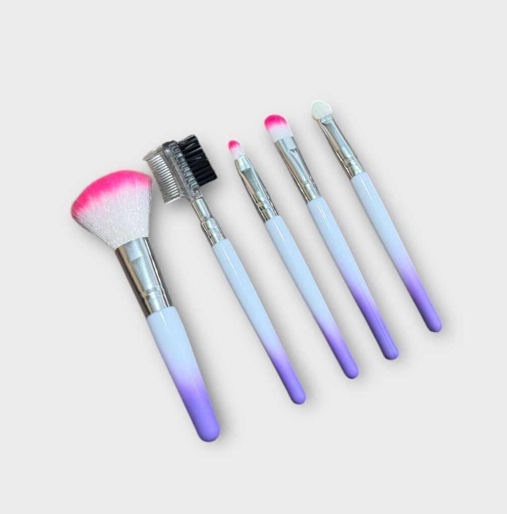 [PL-816083] Mini brochas de maquillaje x5 DEGRADE HZS-JB5Z FASHION TOOL