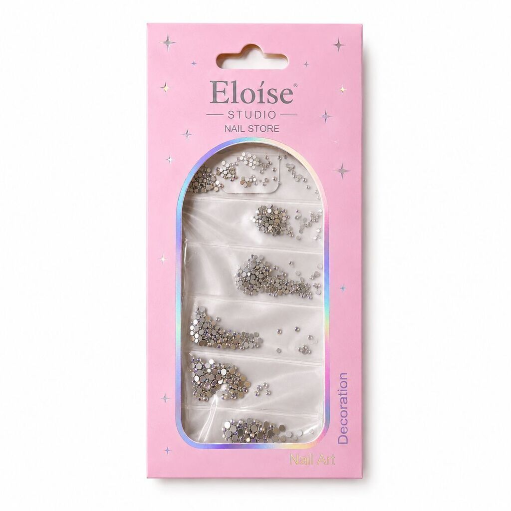 [PL-100424] Mix de strass PLATEADO y TORNASOL SURTIDO SP0400 ELOISE