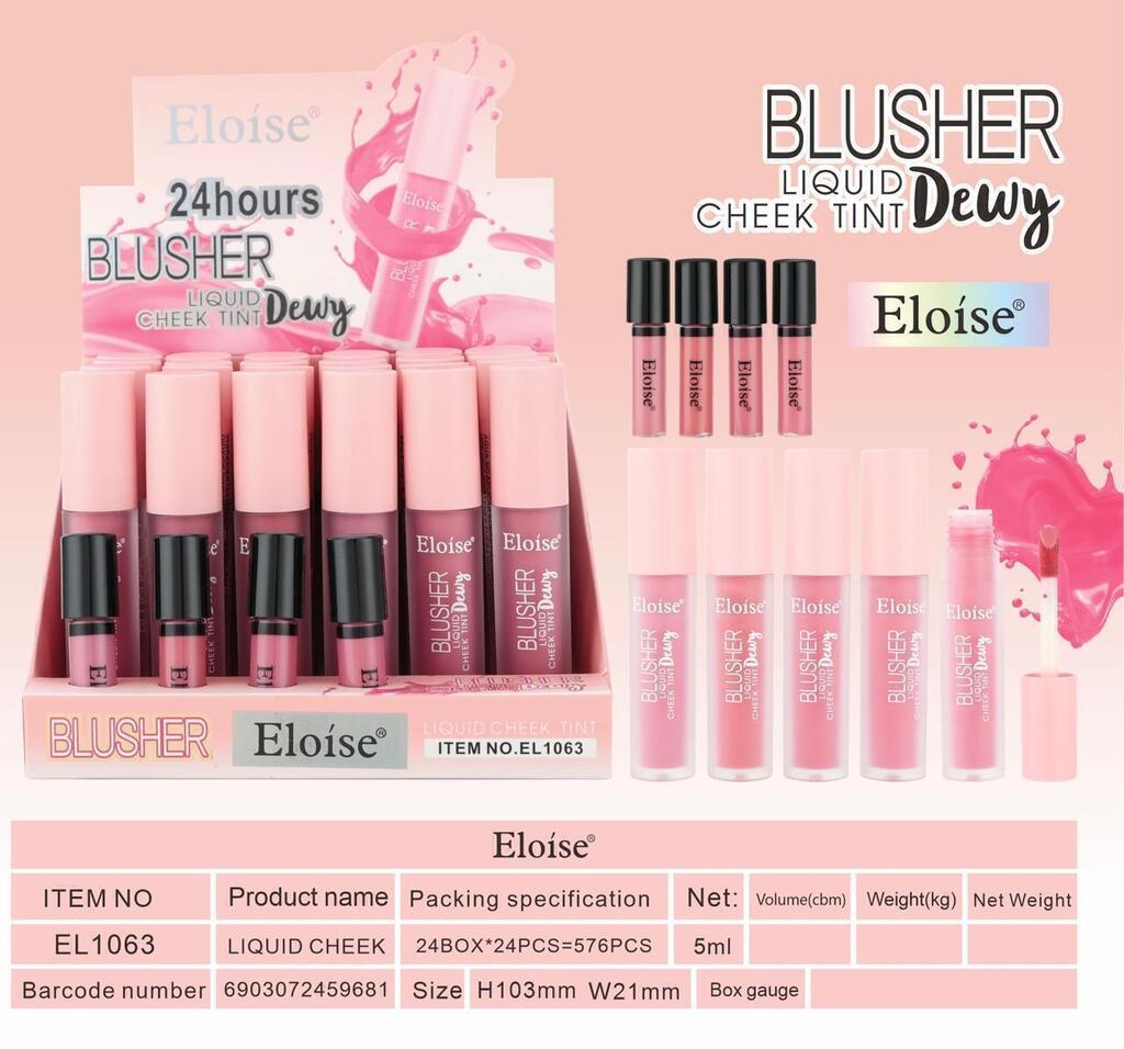 [PL-EL1063, 459681] Rubor liquido CHEEK TINT DEWY ELOISE