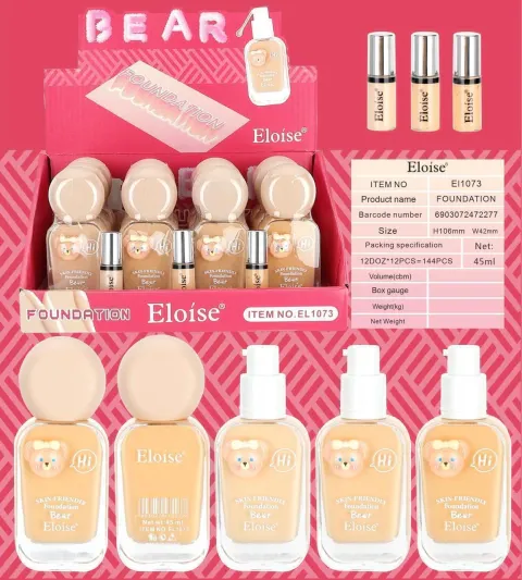 [PL-EL1073, 472277] Base de maquillaje BEAR ELOISE