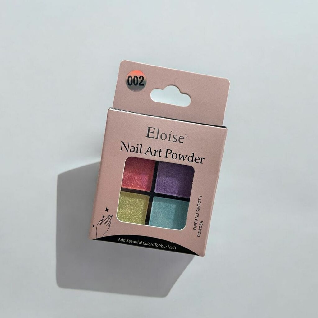 [PL-510191] Polvo efecto hada solido x4 colores ELOISE