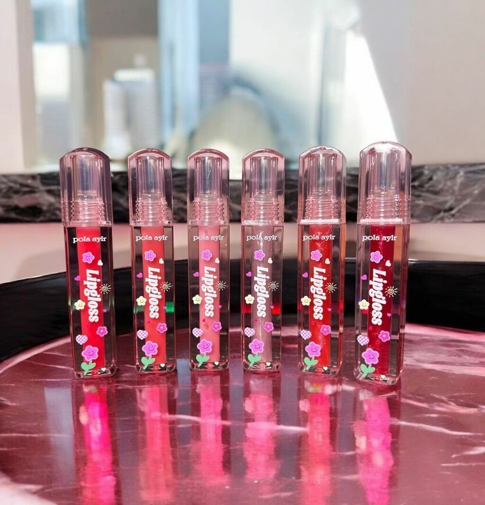 [PL-FA-8625] Lip gloss de color FLORES POLA AYIR