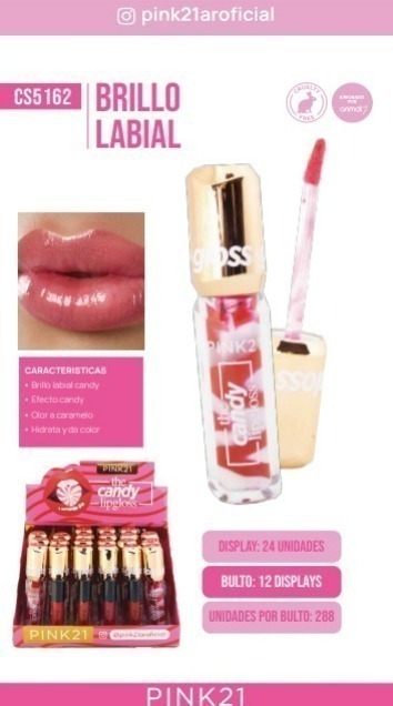 [PL- 469227] Lips gloss THE CANDY PINK 21