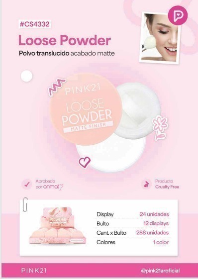 Polvo translucido LOOSE POWDER PINK 21