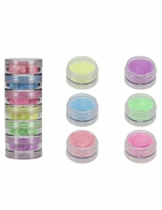 [PL-MKLF, 883239] Polvo PASTEL x6 colores