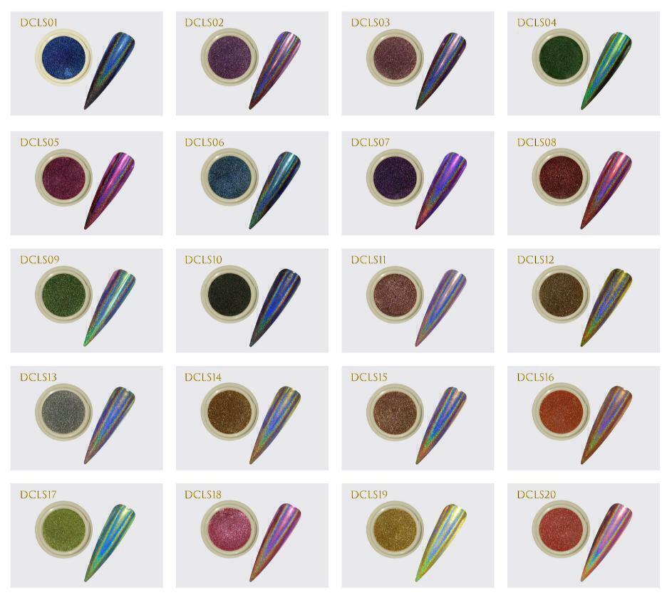 [PL-MJS1010/510108, 510108] Polvo HOLOGRAFICO x1 empaque verde agua ELOISE