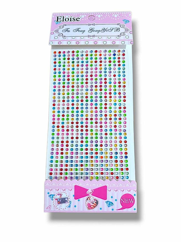 [PL-ZCT-3C, 883291] Strass para la cara CHICO SURTIDO -3 ELOISE