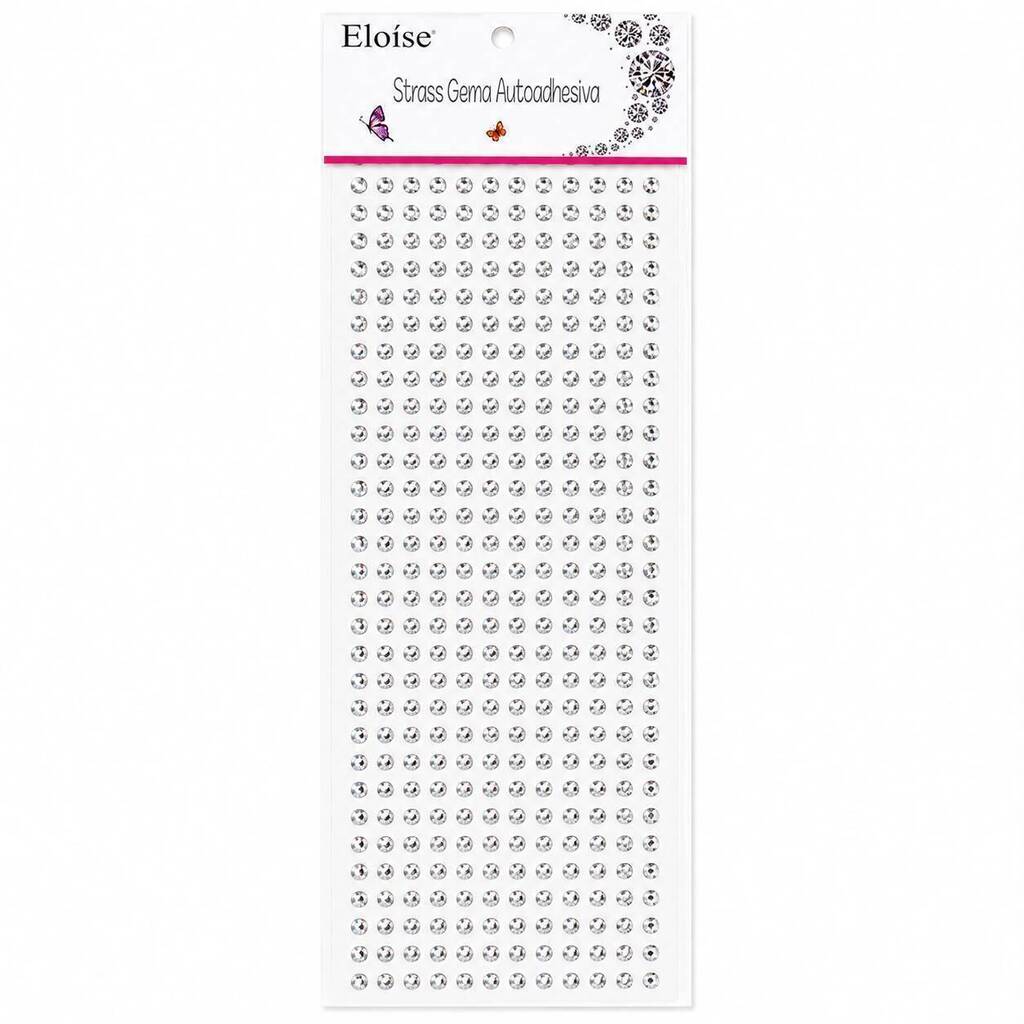 Strass para la cara PLATEADO GRANDE -6 ELOISE