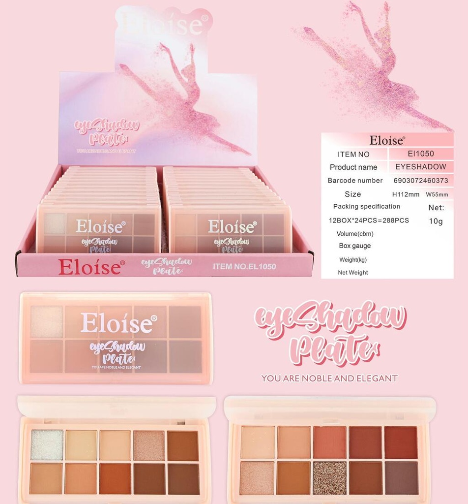 Sombra para ojos BAILARINA EYE SHADOW PLATE ELOISE
