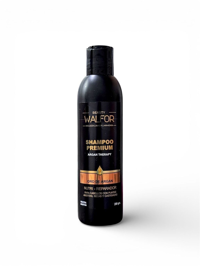 [PL-440706] Shampoo premium ORO DE ARGAN 200ml BEAUTY WALFOR
