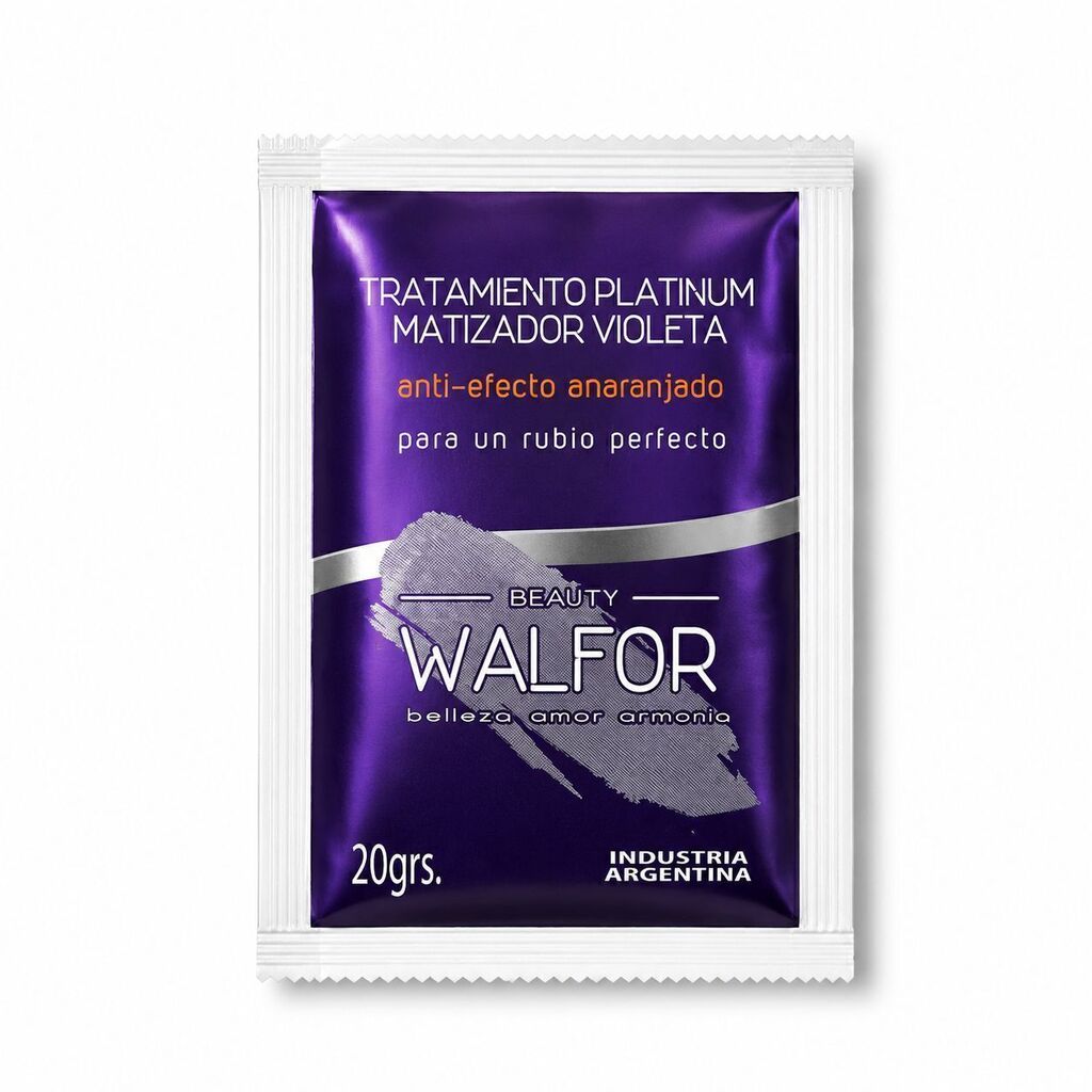 [PL-440591/420, 420] Tratamiento PLATINUM MATIZADOR VIOLETA 20ml BEAUTY WALFOR