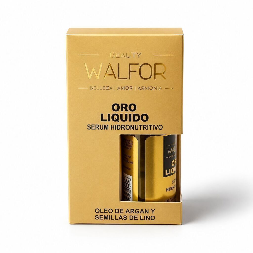 Serum hidronutritivo ORO DE ARGAN Y SEMILLAS DE LINO 50 ml BEAUTY WALFOR