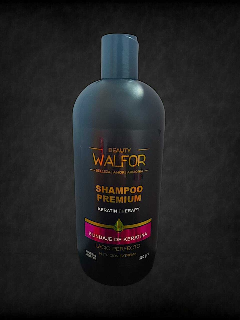 Shampoo PREMIUM BLINDAJE DE KERATINA 500 ml BEAUTY WALFOR