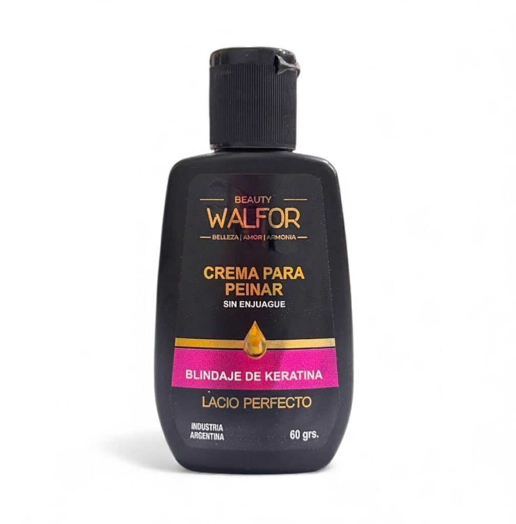 [PL-440447] Crema para peinar BLINDAJE DE KERATINA 60ml BEAUTY WALFOR
