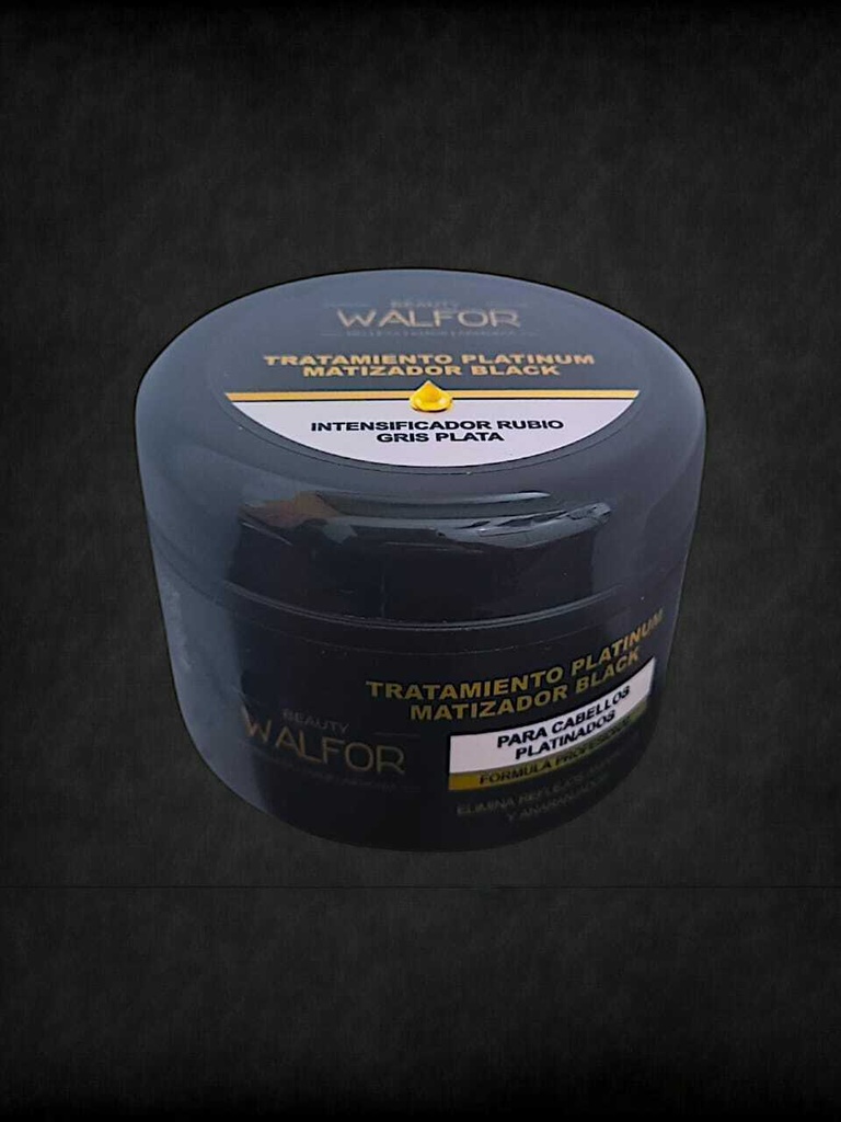 Tratamiento platinum MATIZADOR BLACK 250 ml BEAUTY WALFOR