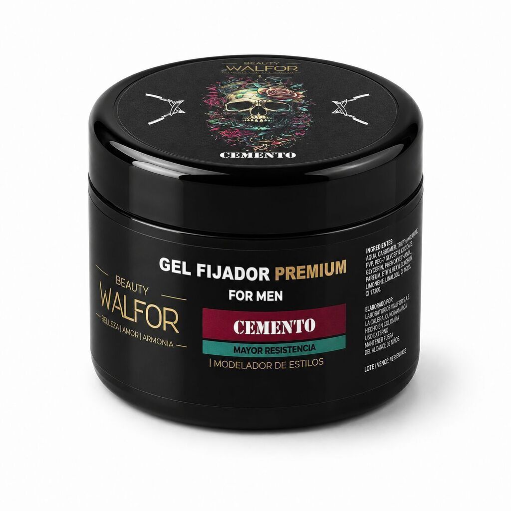 [PL-440751] Gel fijador PREMIUM FOR MEN 250 ml BEAUTY WALFOR
