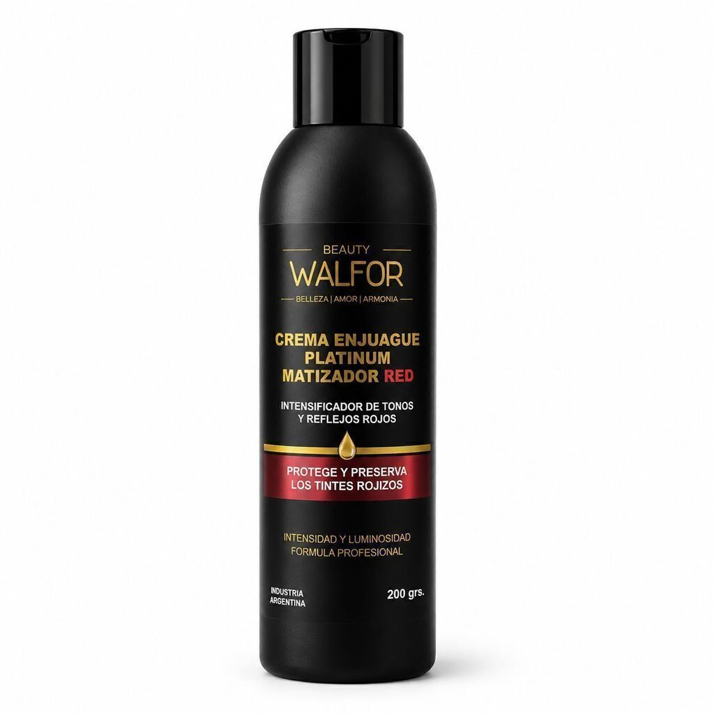 [PL-440270] Crema enjuague PLATINUM MATIZADOR RED 200 ml BEAUTY WALFOR