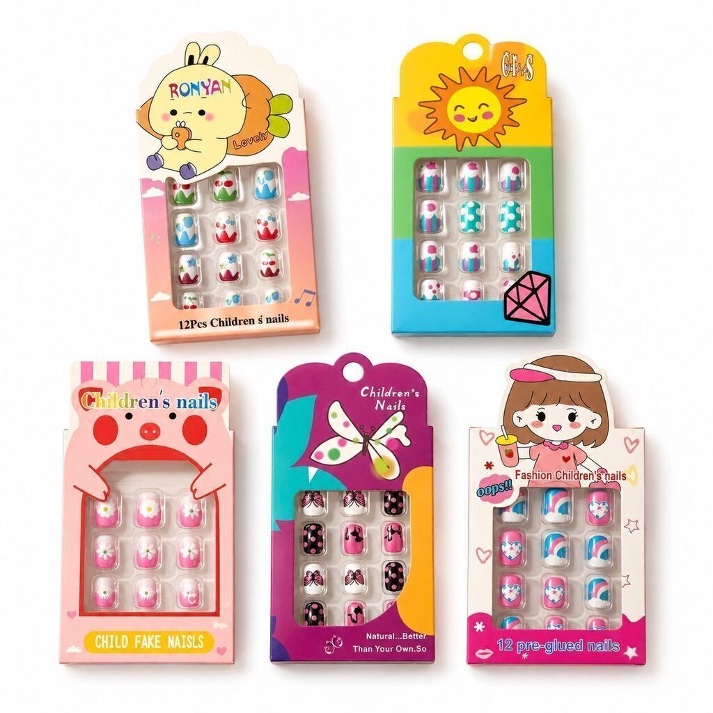 Uñas postizas para nena SURTIDO