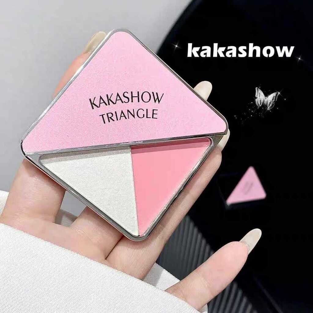 [PL-C373] Rubor y iluminador TRIANGULAR KAKASHOW