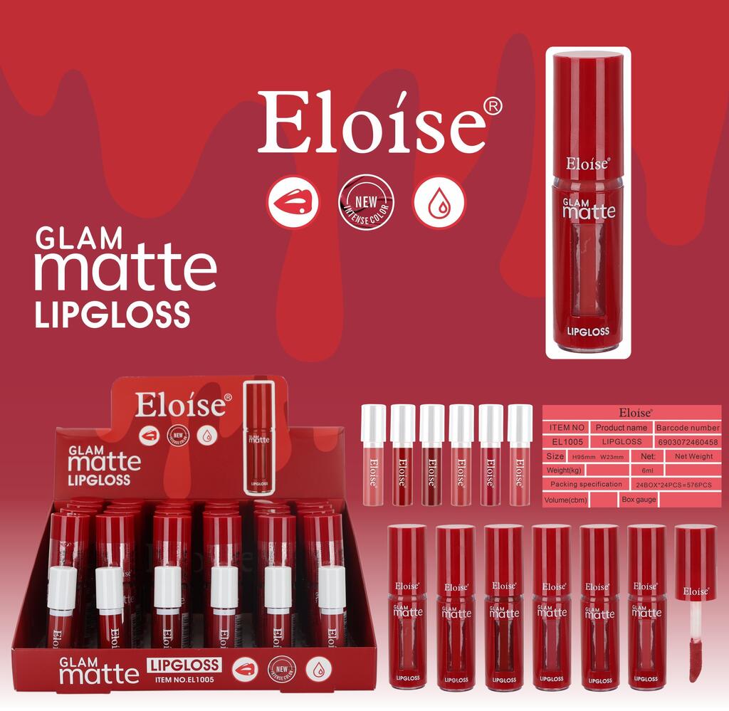 [PL-EL1005, 460458] Labial liquido MATTE GLAM ELOISE