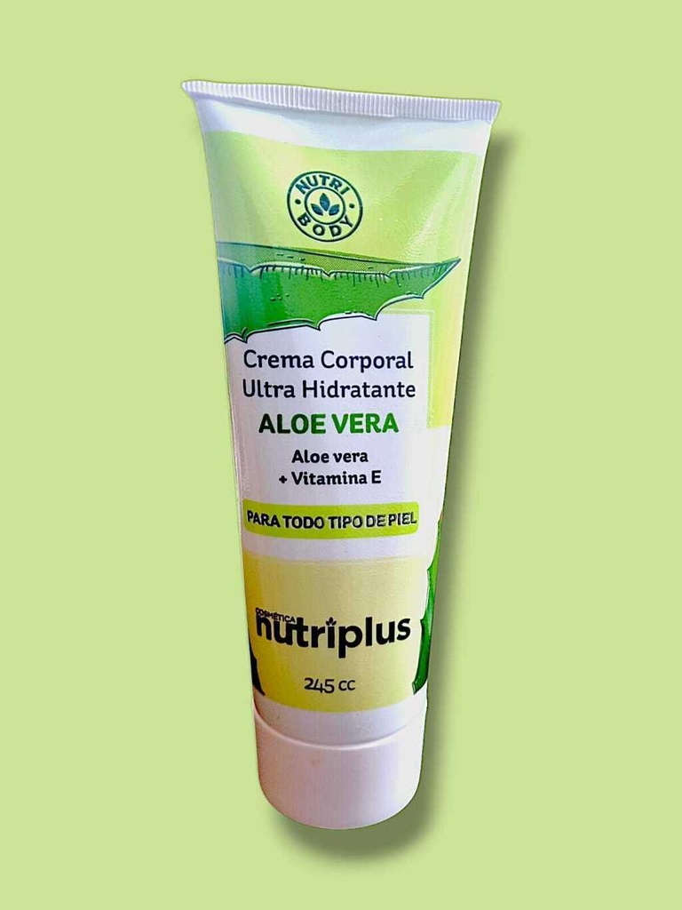 Crema corporal ALOE VERA 245cc NUTRIPLUS