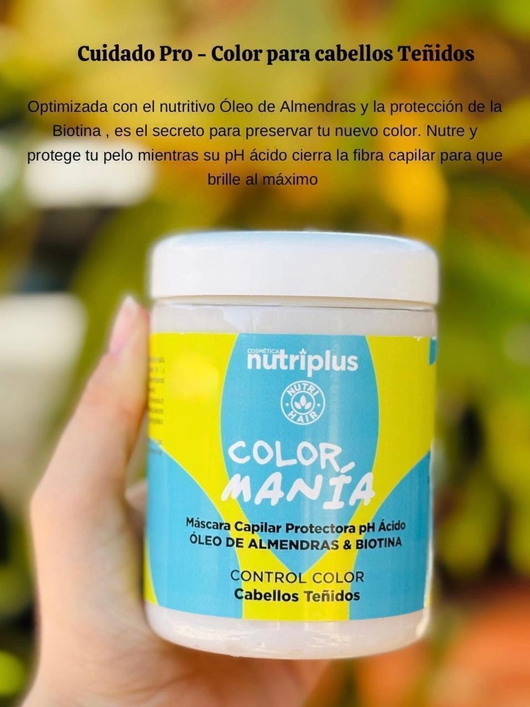 Mascara capilar COLOR MANIA 300cc NUTRIPLUS