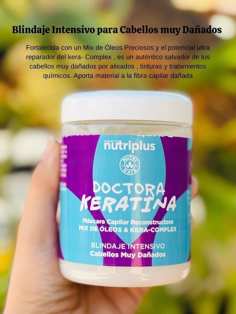[PL-724972] Mascara capilar DOCTORA KERATINA 300cc NUTRIPLUS
