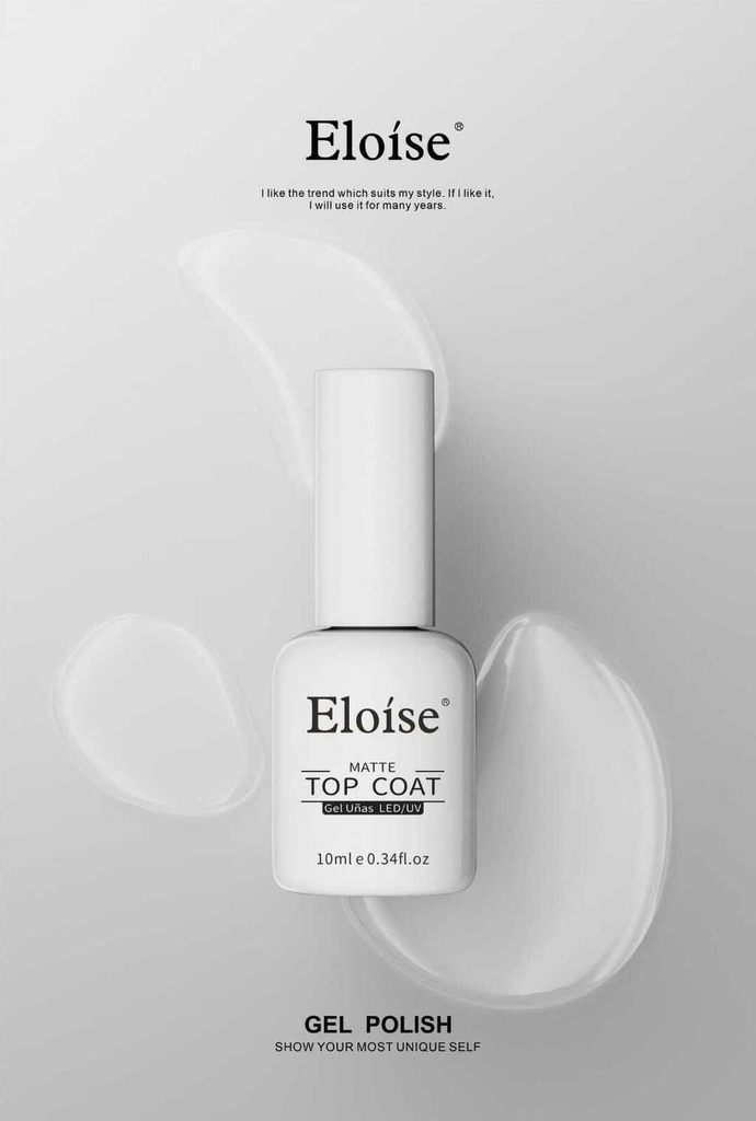 [PL-010038] Top Coat MATTE ELOISE 10ml APROBADO POR ANMAT