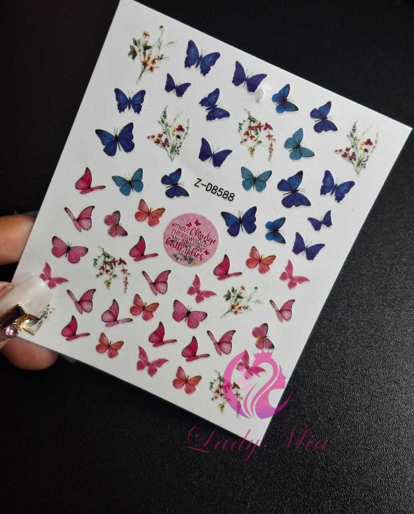 [PL-SP7396, 017396] Stickers para las uñas SURTIDO ELOISE