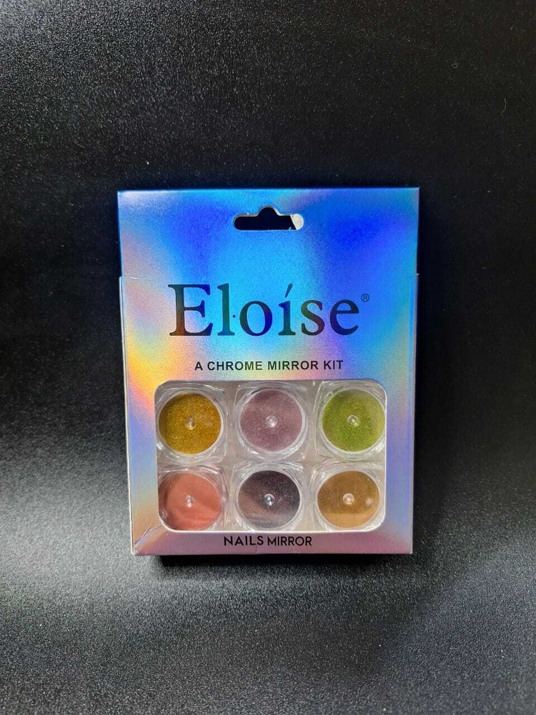 [PL-016191] Polvo efecto espejo x6 colores ELOISE