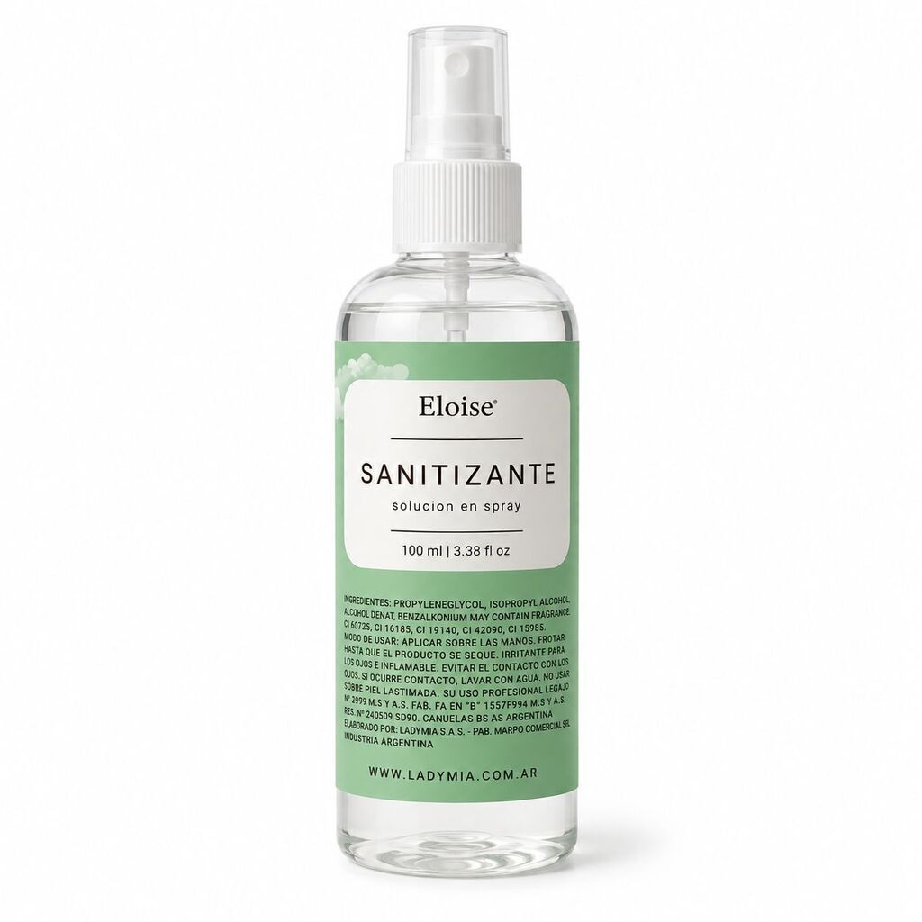 Sanitizante ELOISE 100ml APROBADO POR ANMAT