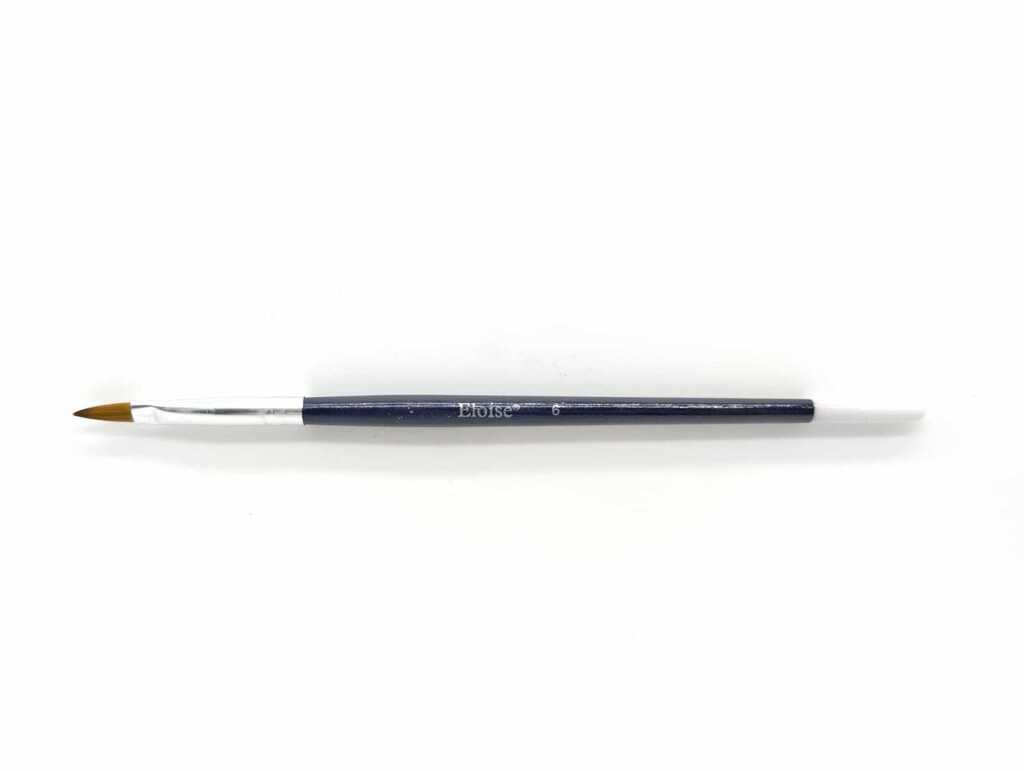[PL-EN TUBO, 201287] Pincel acrilico N°6 azul con base blanca ELOISE