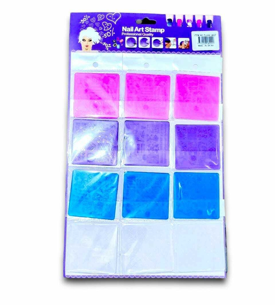 [PL-180002] Placa stamping CUADRADO X12 GKZF