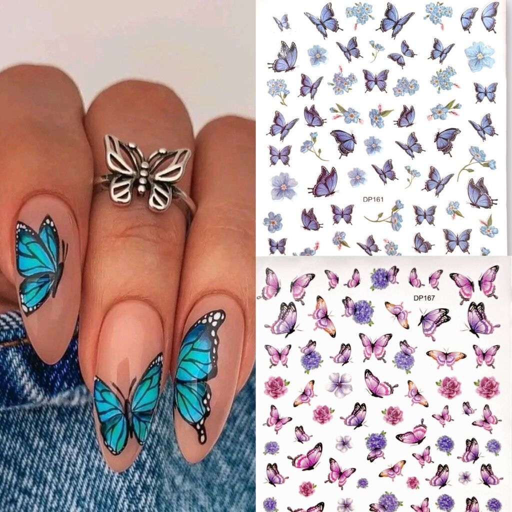 [PL-] STICKER Mariposas DP164/（260018） NAIL ART