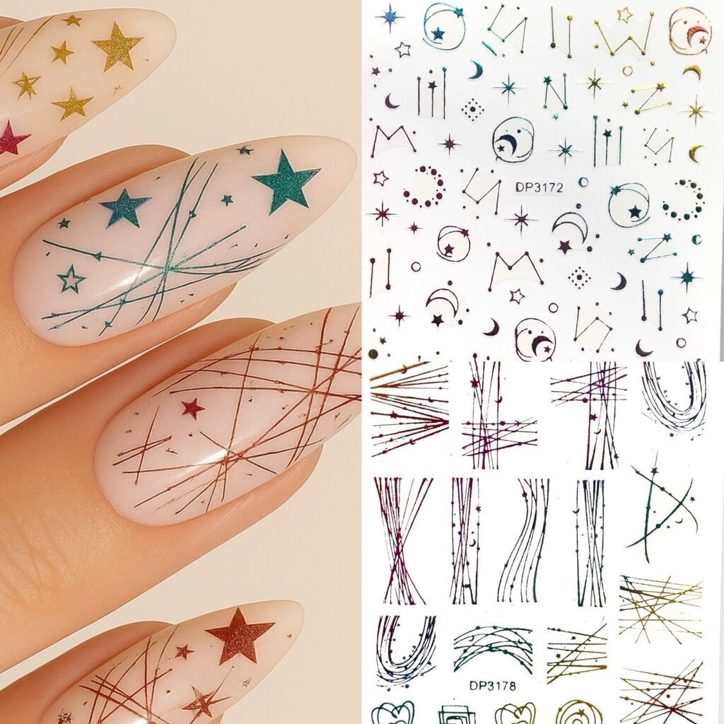 [PL-260049] STICKER P/UÑAS TORNASOLADO DP3169
