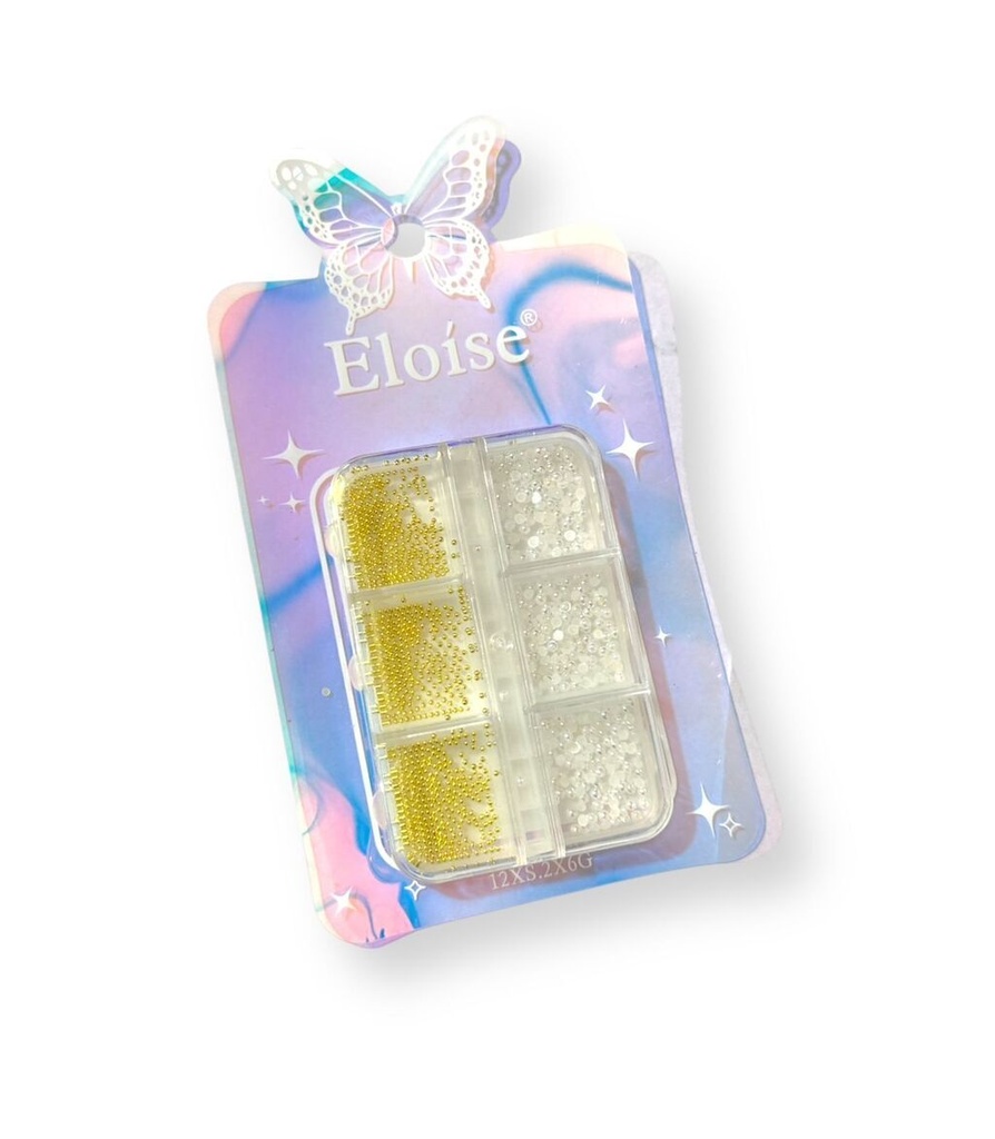 [PL-6G-GZ, 160553] Deco de strass CAVIAR ELOISE