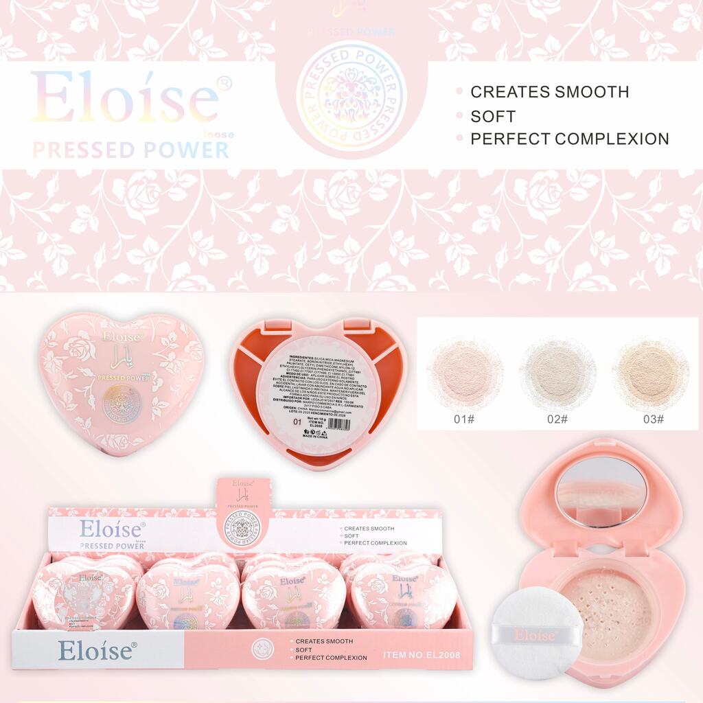 [PL-EL2008, 483303] Polvo translucido CORAZON ELOISE