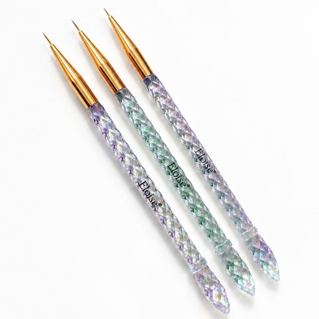 [PL-MJBZ003, 011899] Pincel liner x3 DIAMANTE BLANCO ELOISE