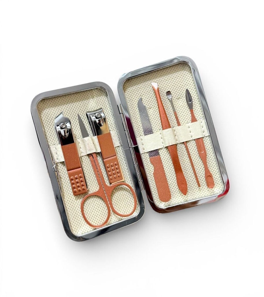 [PL-ZJQTZ02, 101186] Set de manicura para cartera ROSA