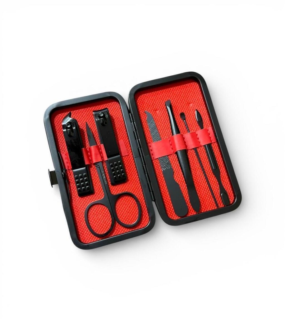 [PL-ZJQTZ04, 101209] Set de manicura para cartera NEGRO