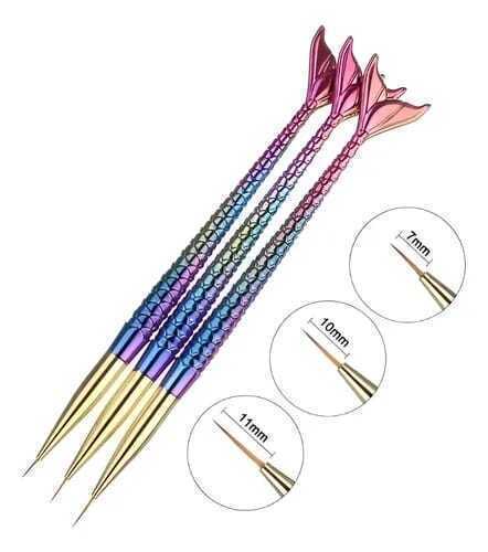 [PL-ELOISE , 011875] PINCEL LINER X 3 COLA SIRENA MJBZ001*