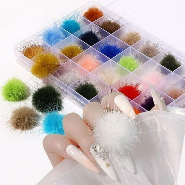 [PL-427372] Pompones con iman x24