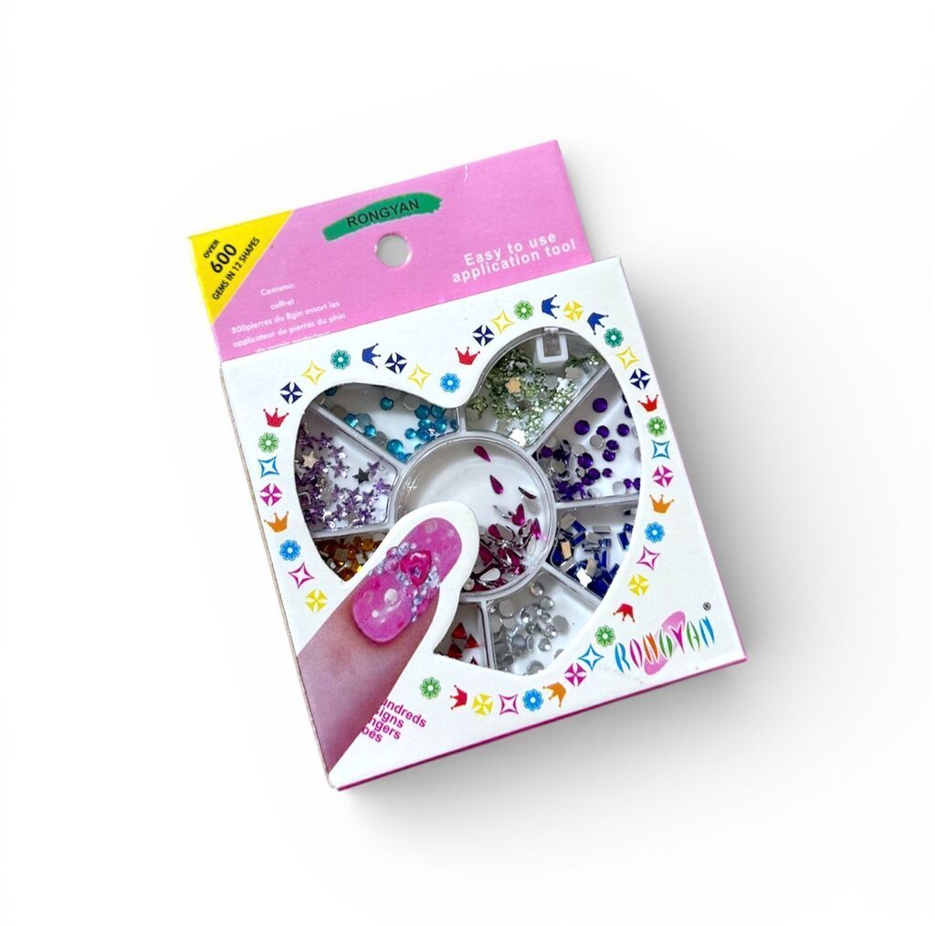 [PL-006042] Deco strass para uñas CORAZON RONGYAN