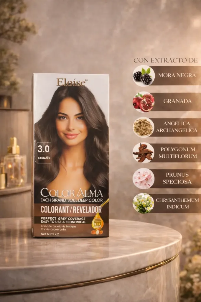 [PL-011752] Kit completo de coloracion 3.0 CASTAÑO ELOISE