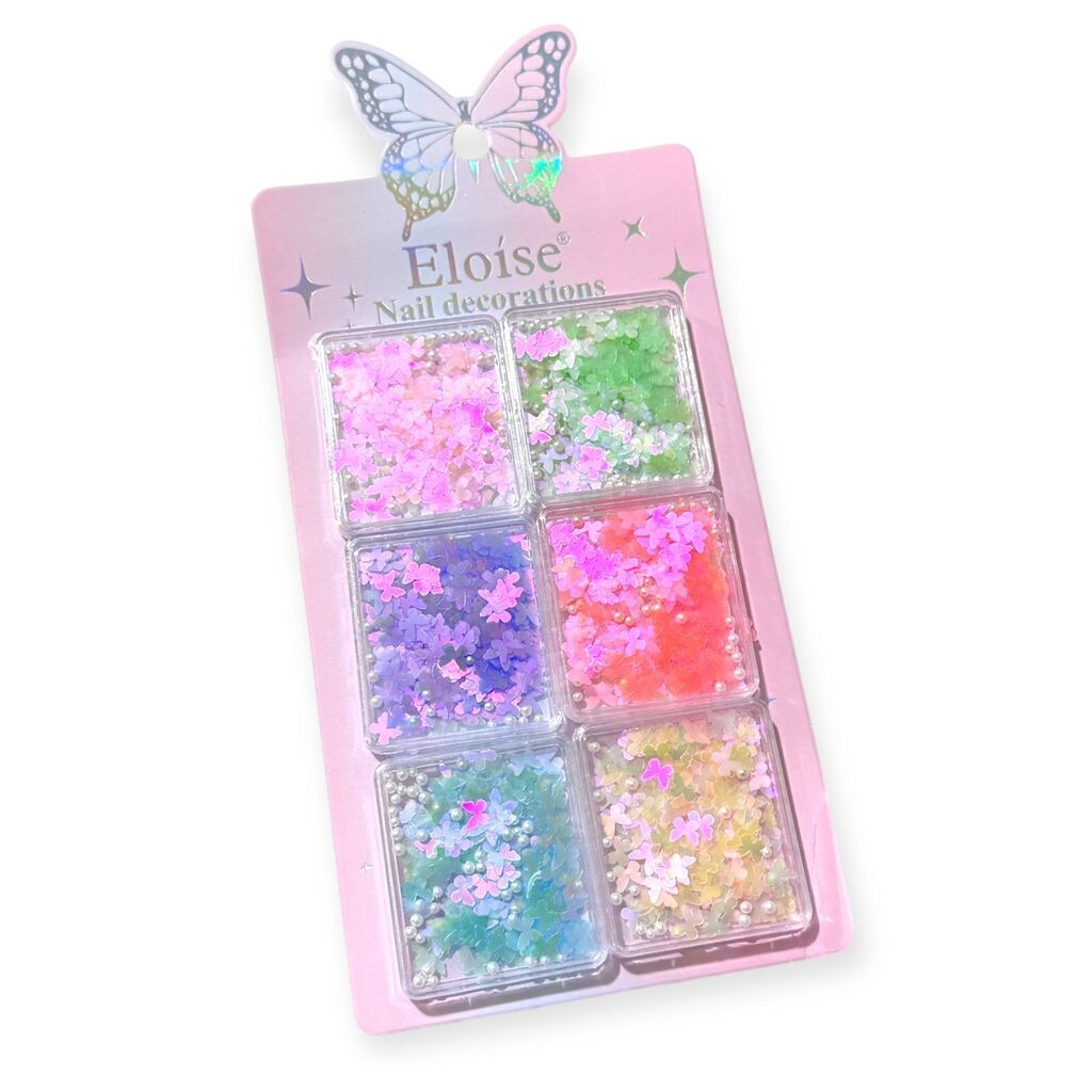 [PL-SP-YM1445, 101445] Deco para uñas tornasoladas ELOISE