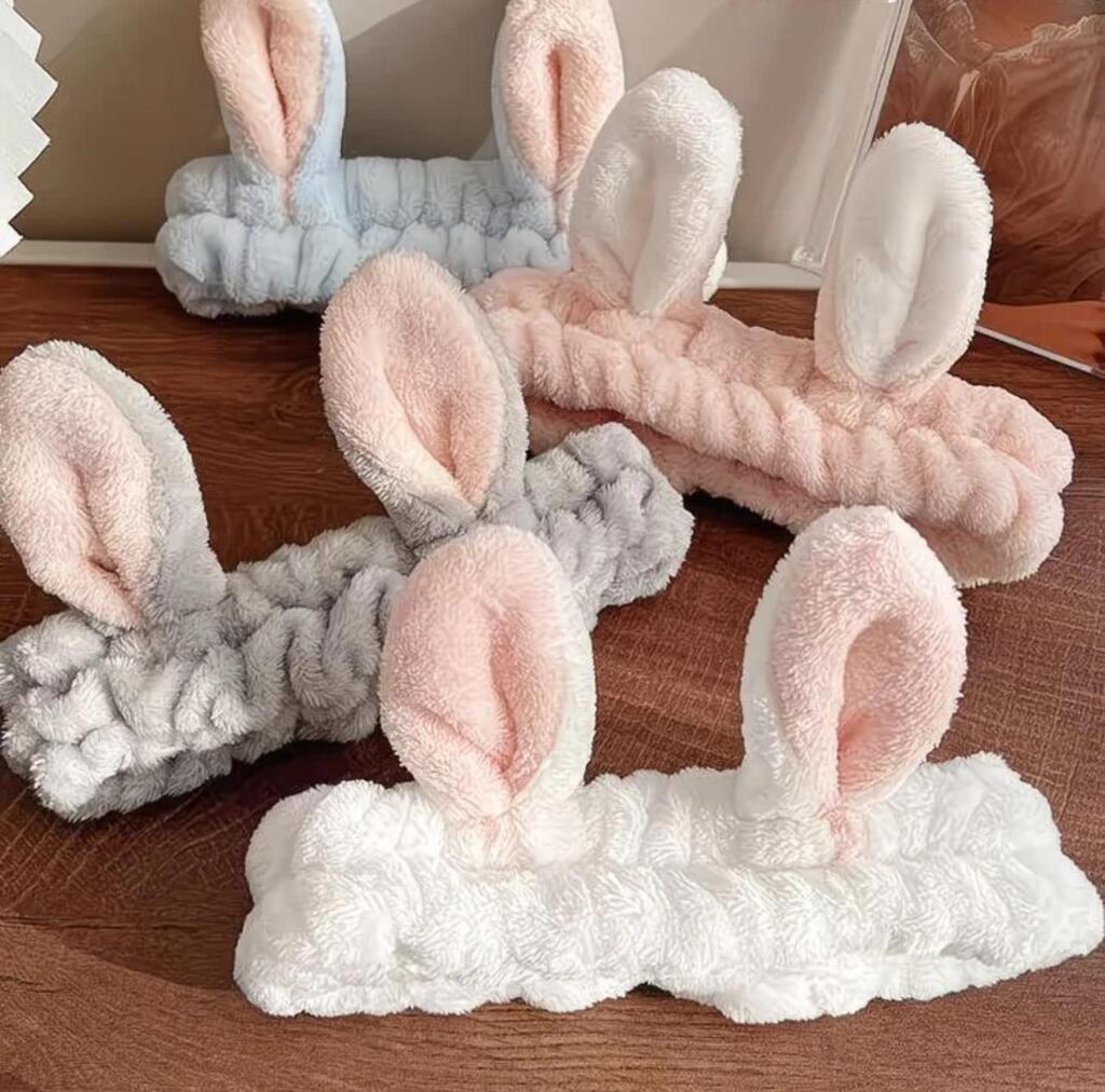 Vincha para maquillaje OREJAS DE CONEJO ELOISE