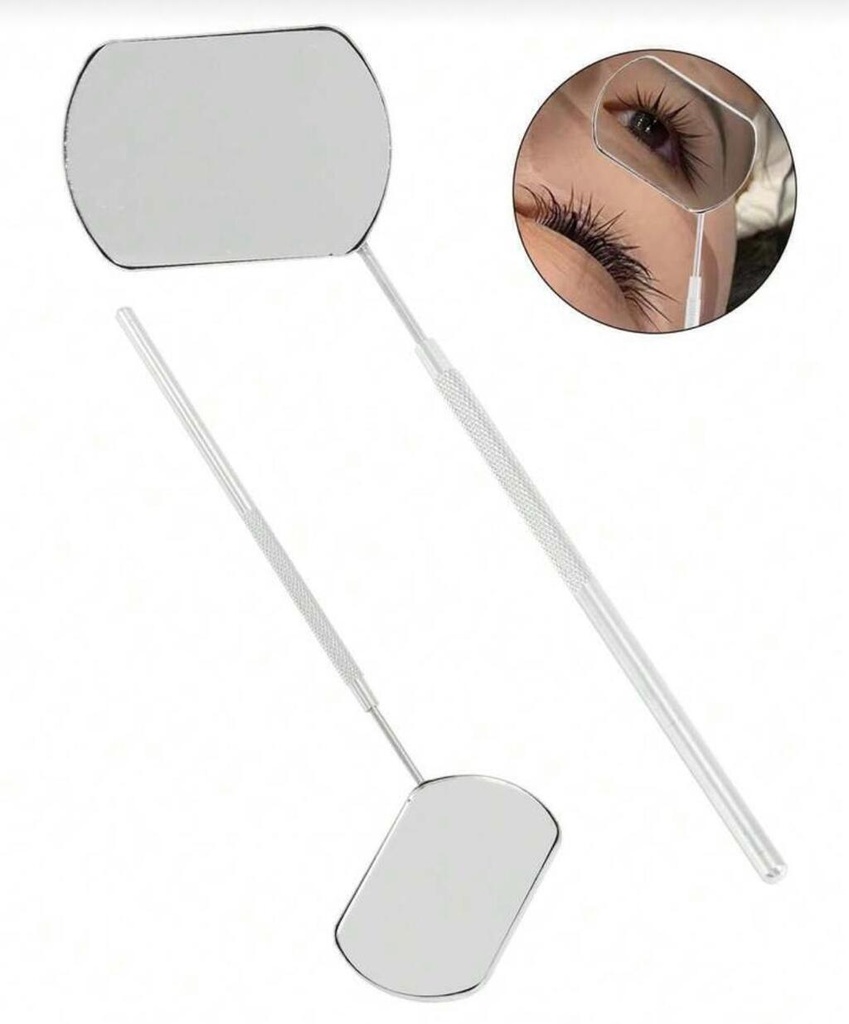 [PL-KQJ-04, 018904] Espejo de metal 45° PLATEADO
