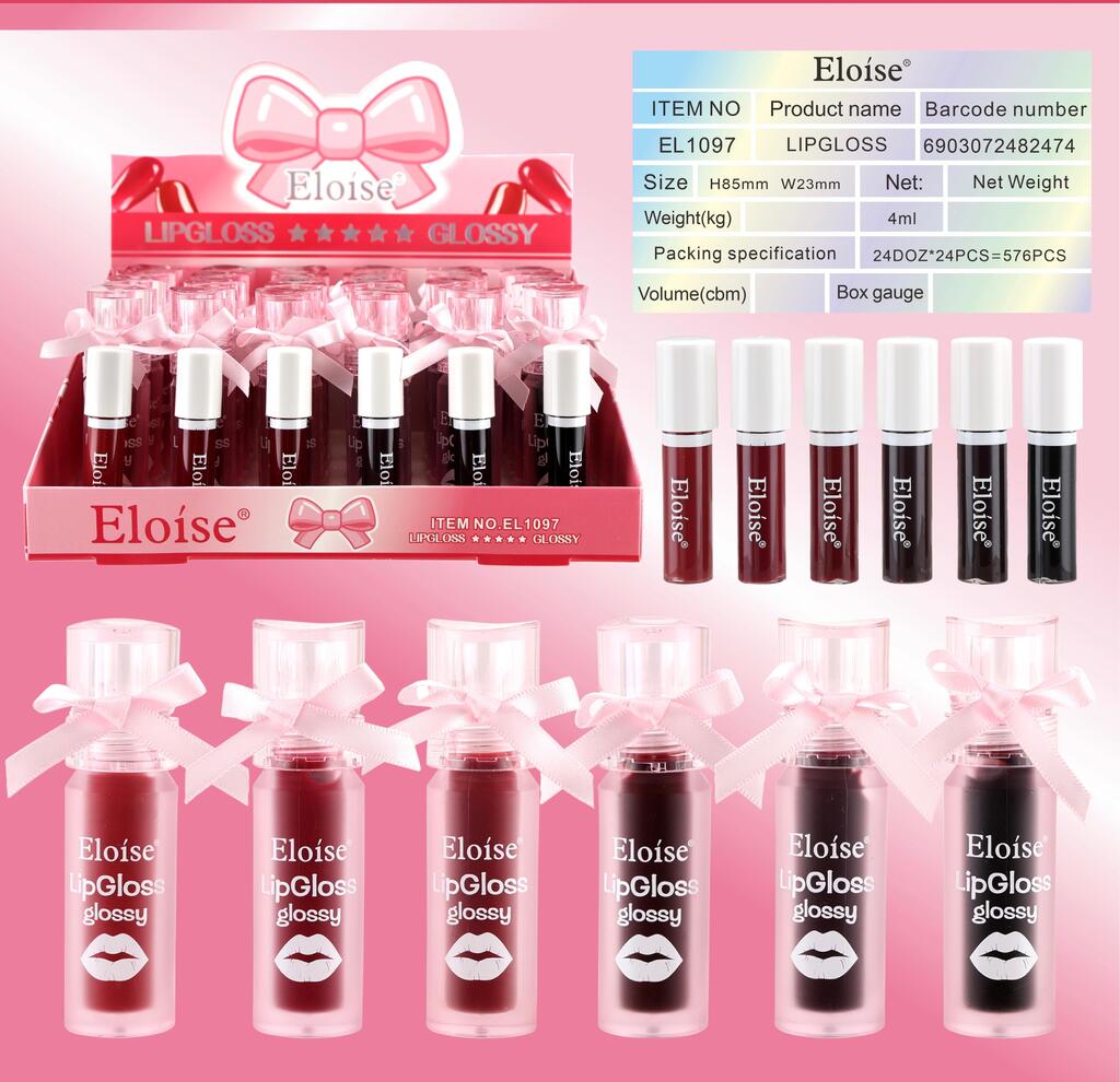 [PL-EL1097, 482474] Lip gloss de color GLOSSY MOÑO ELOISE
