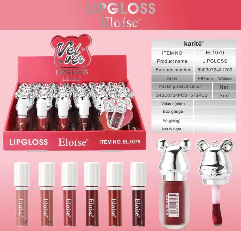 [PL-EL1112, 482573] Lip gloss de color SMOOTH ELOISE