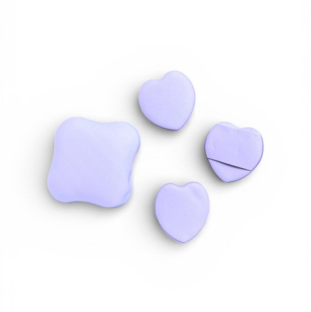 [PL-HT-2479, 224792] Set de esponjas para polvo x4 QIANLILI